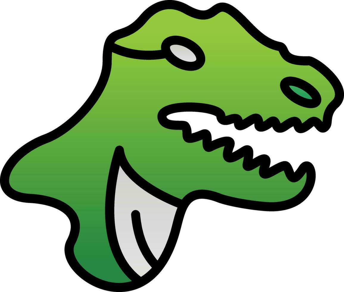 tiranosaurio rex vector icono diseño