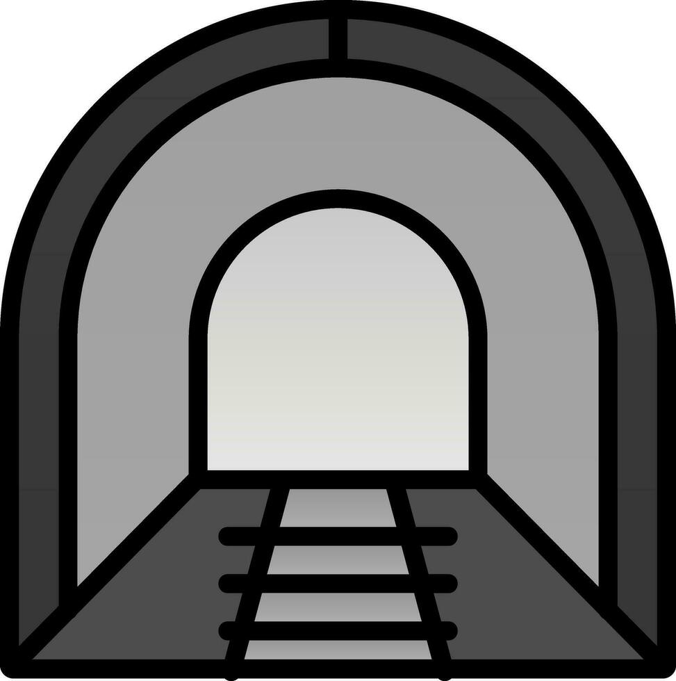 diseño de icono de vector de túnel