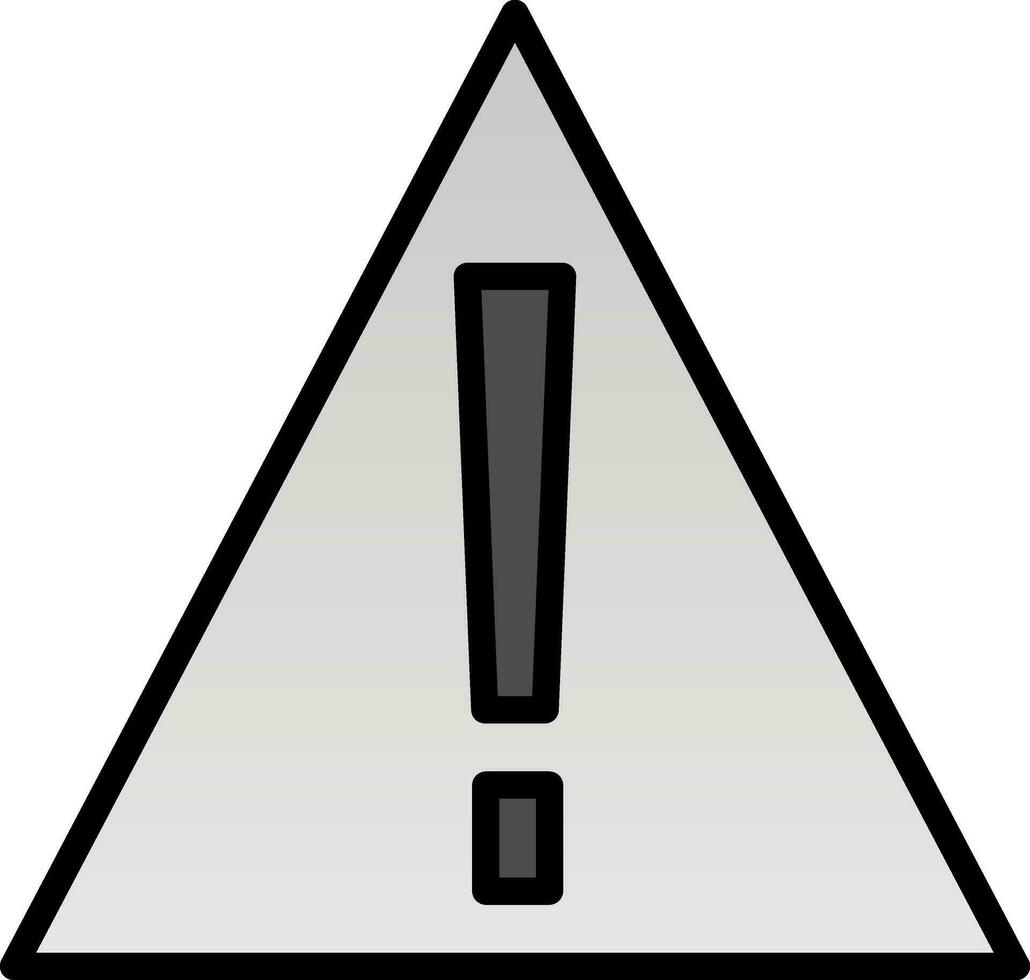 Warning Vector Icon Design