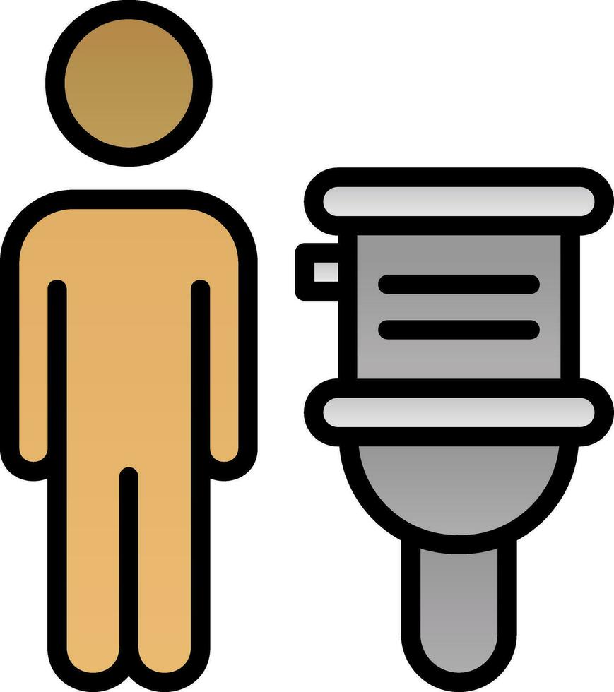 Restroom Vector Icon Design