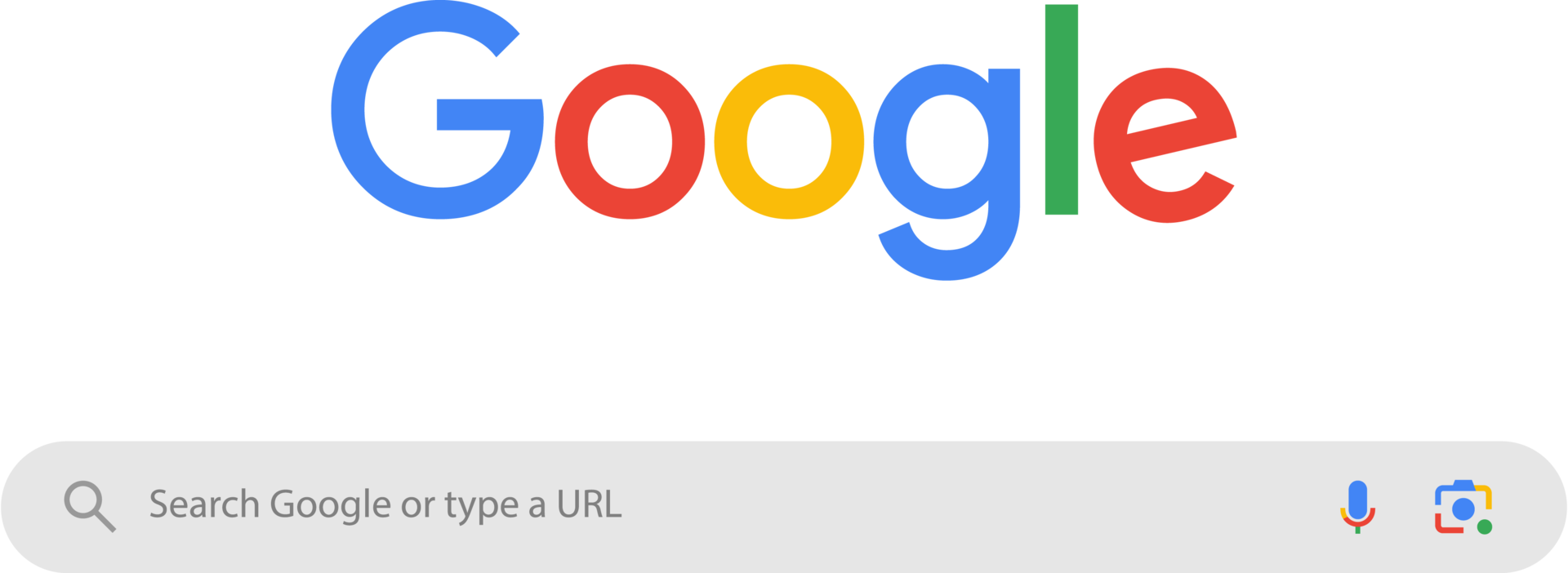 Google Sök bar hemsida png