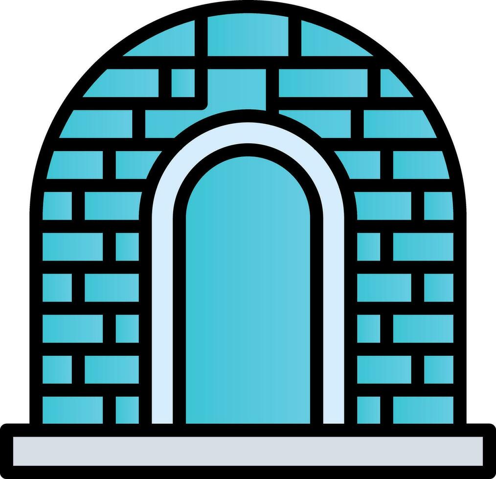 Igloo Vector Icon Design