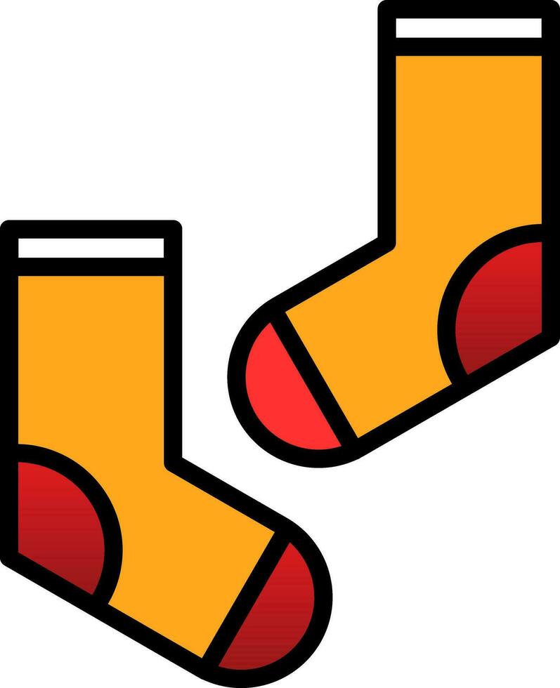 diseño de icono de vector de calcetines