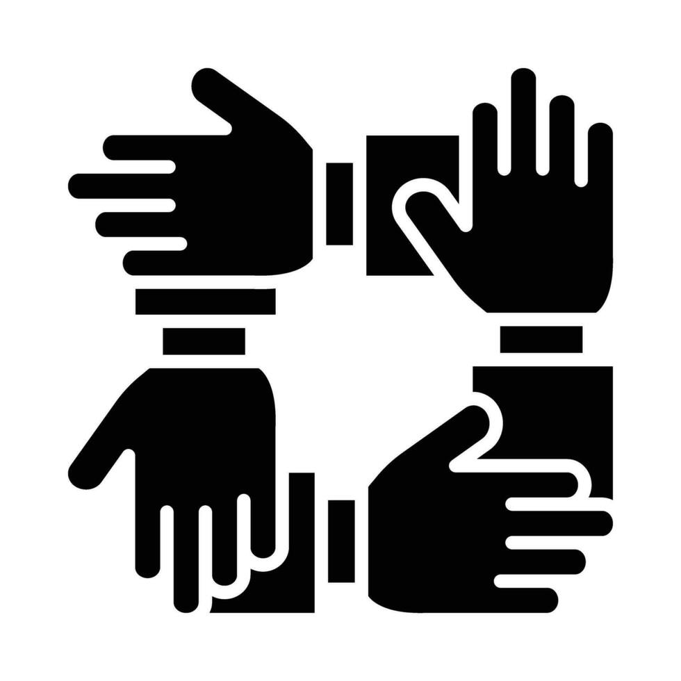 Cooperation Vector Glyph Icon For Personal And Commercial Use.