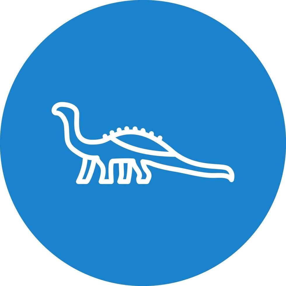 Diplodocus Vector Icon Design