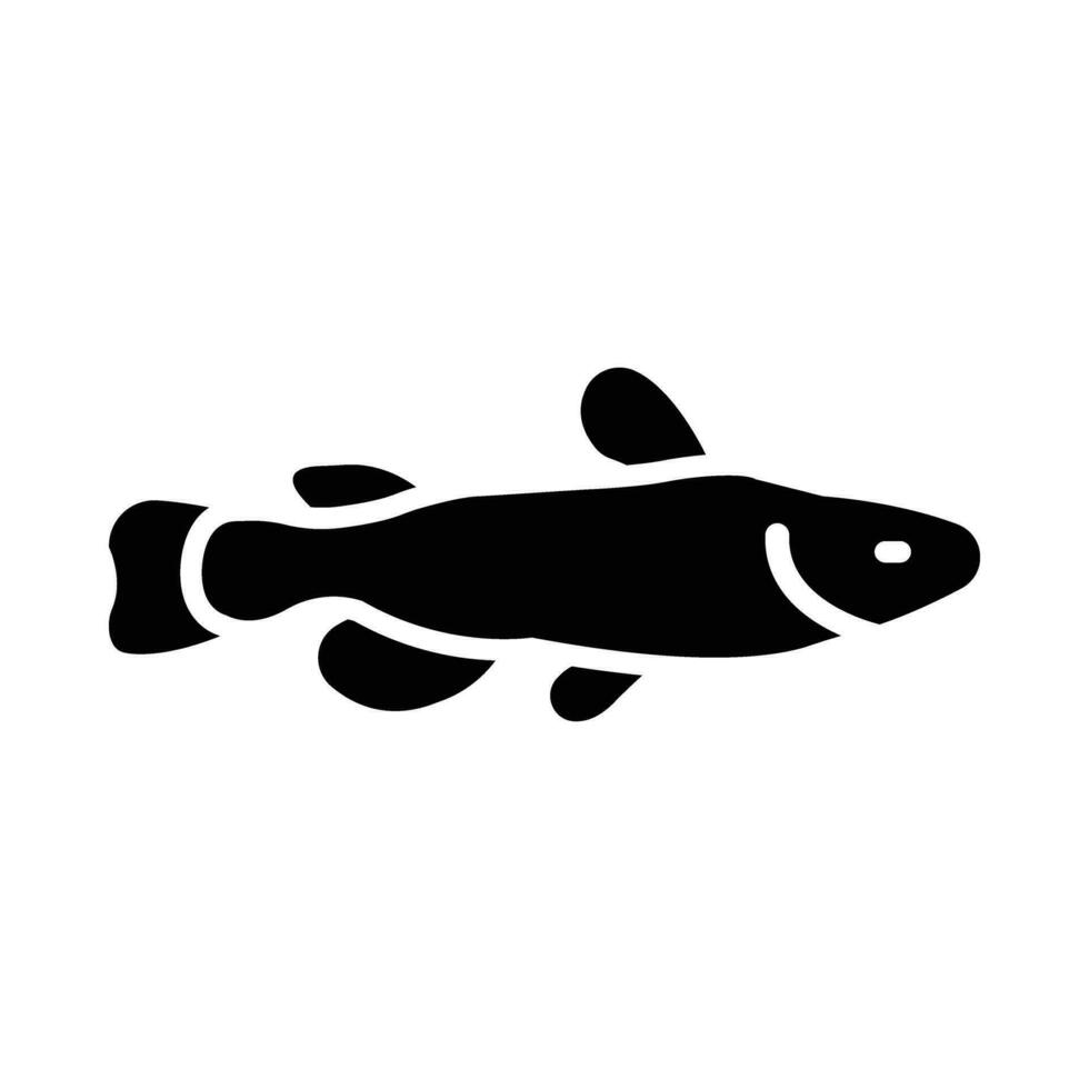 Catfish Vector Glyph Icon For Personal And Commercial Use.