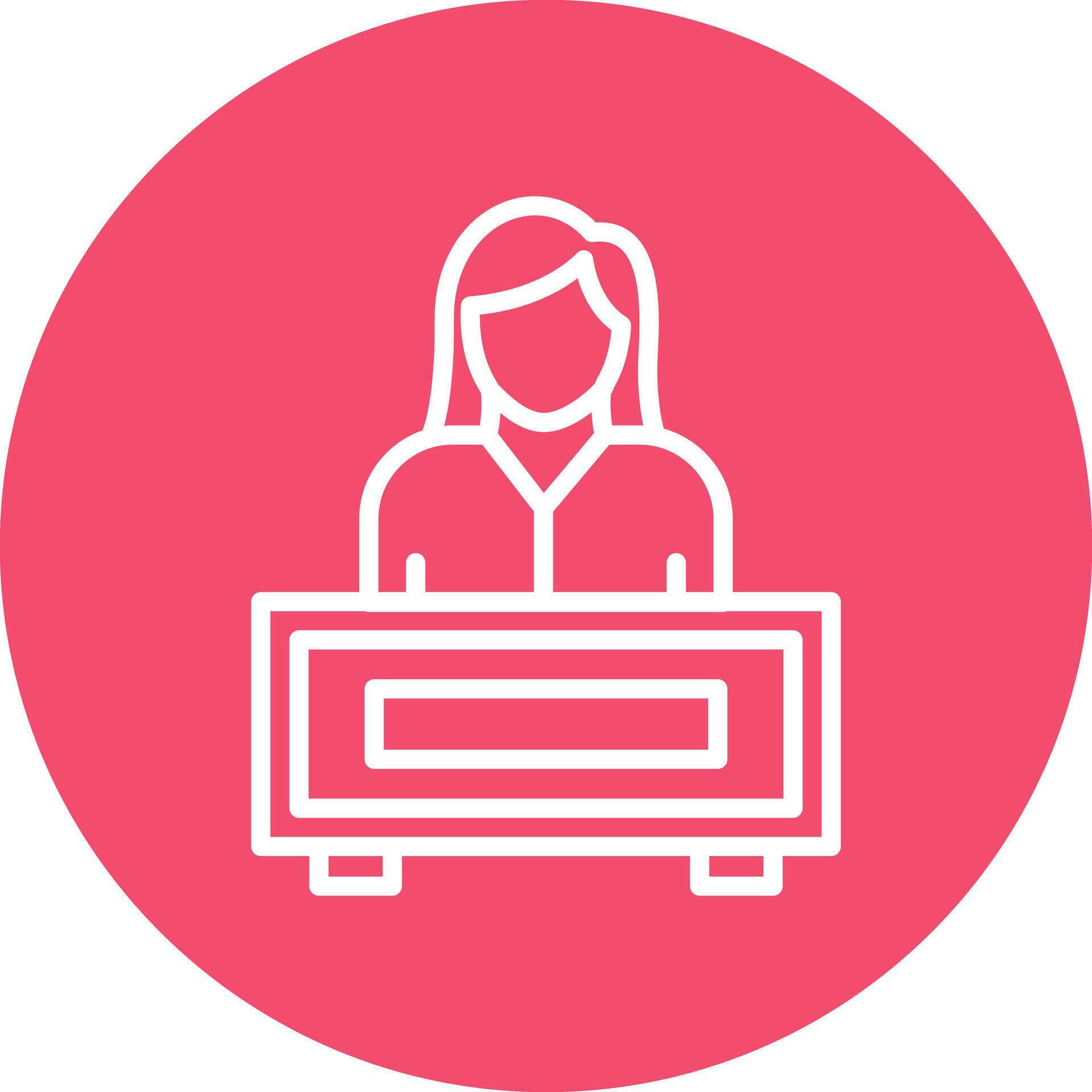 Receptionist Vector Icon Design 28667731 Vector Art at Vecteezy