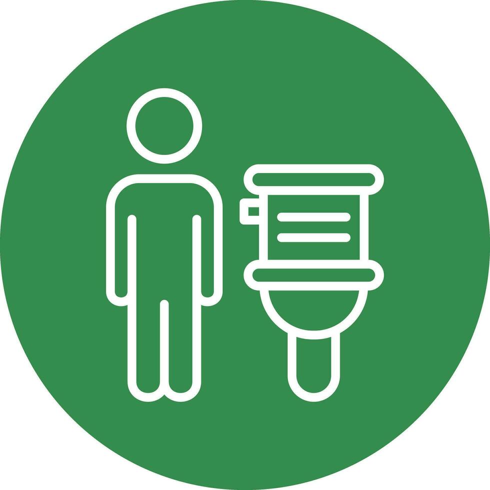 Restroom Vector Icon Design