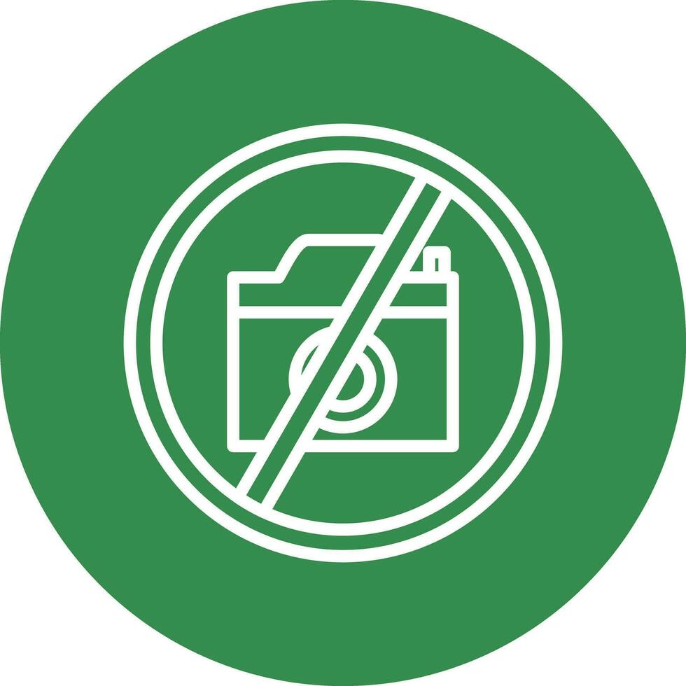 No Photos Vector Icon Design