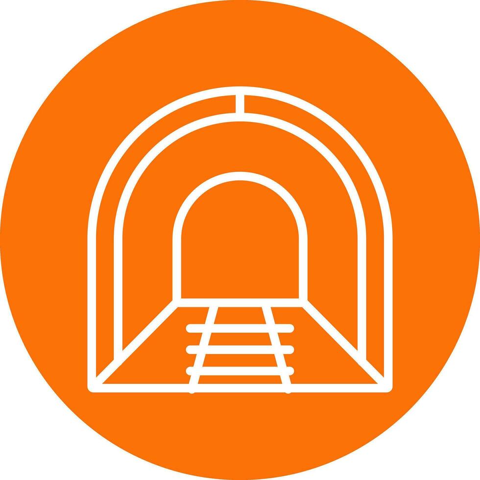 Tunnel Vector Icon Design