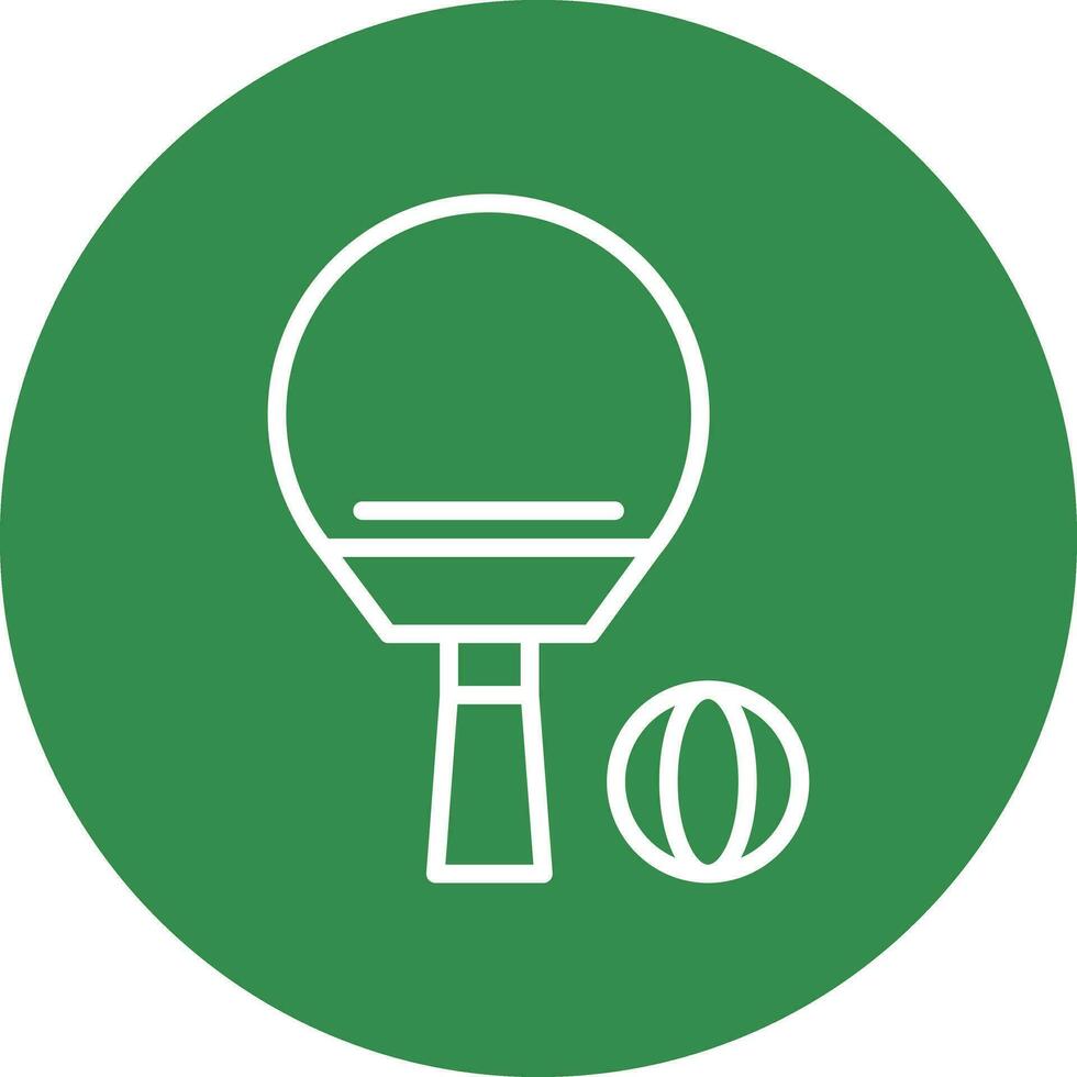 Ping Pong Vector Icon Design