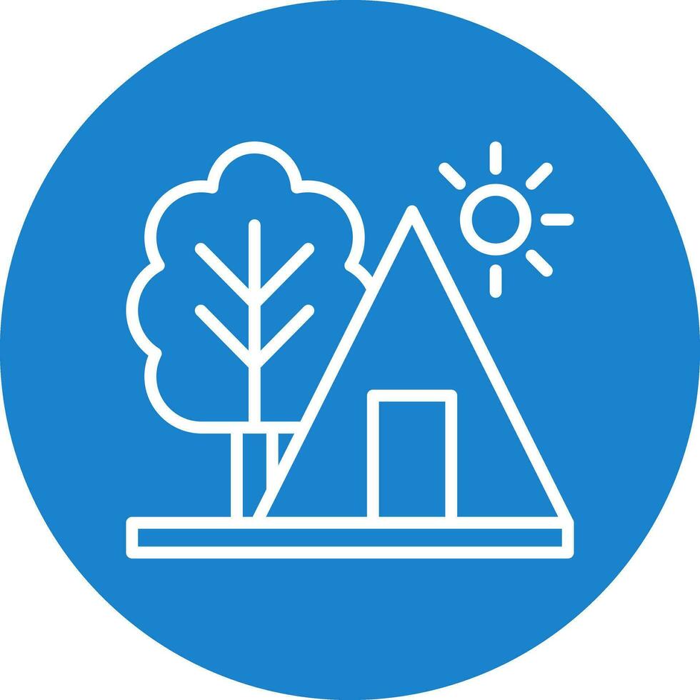 Camping Vector Icon Design