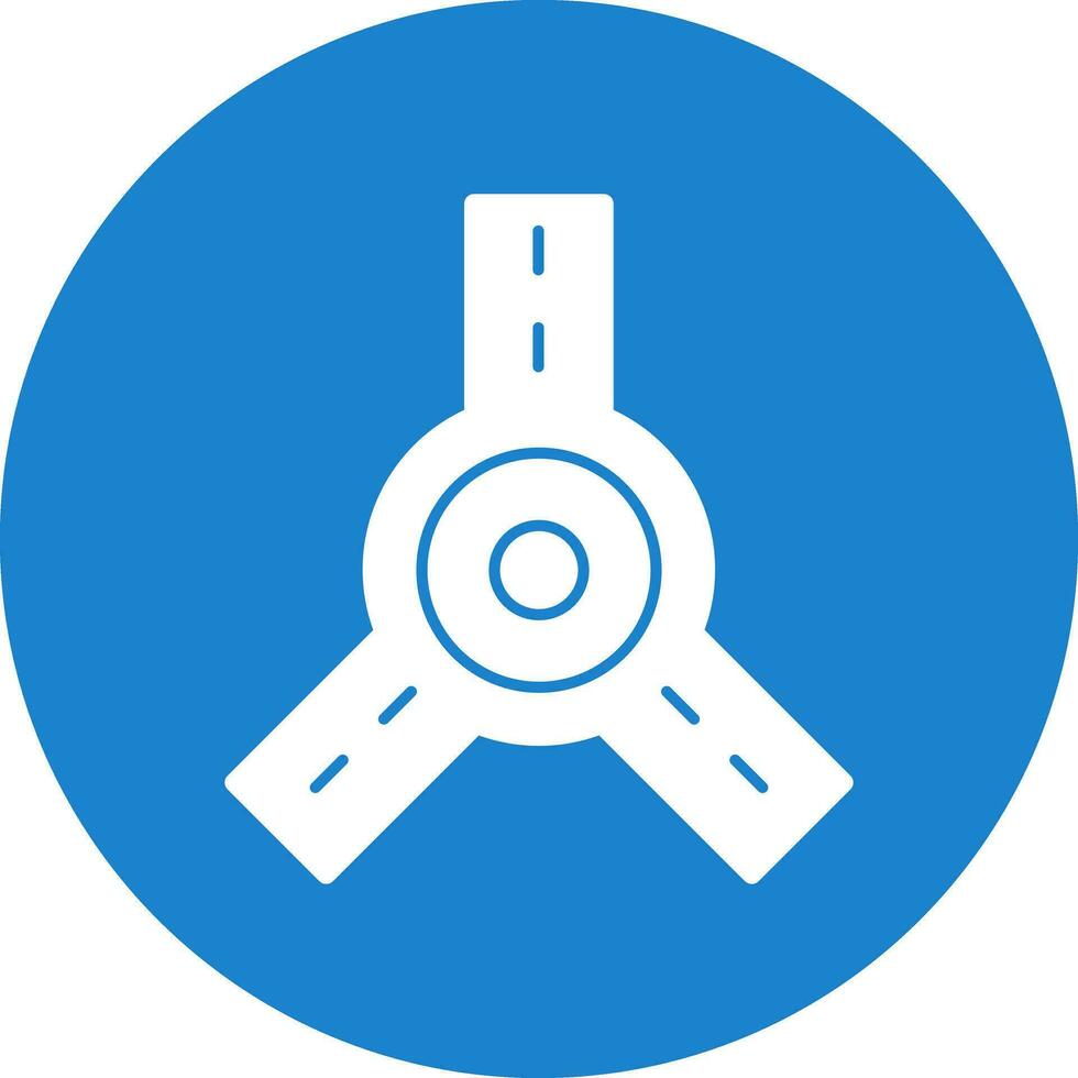 Roundabout Vector Icon Design