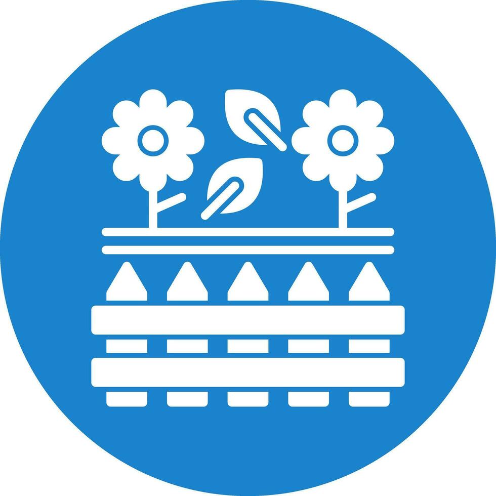 diseño de icono de vector de jardín