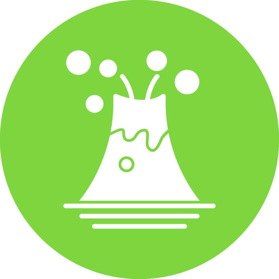 Volcano Vector Icon Design