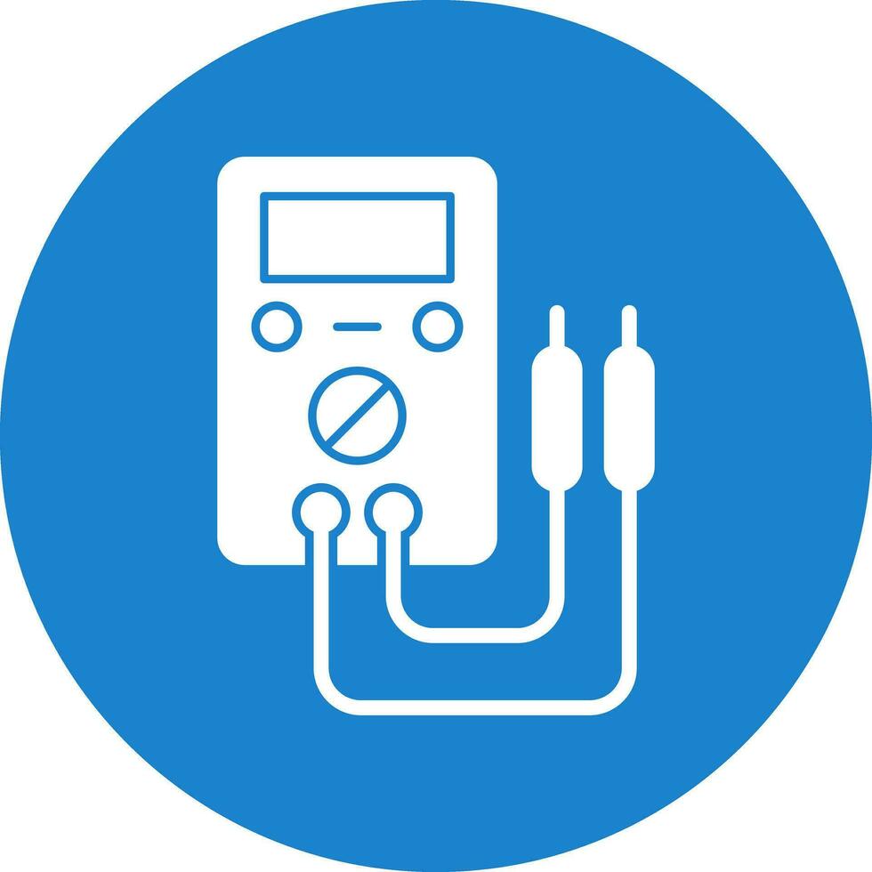 Voltmeter Vector Icon Design