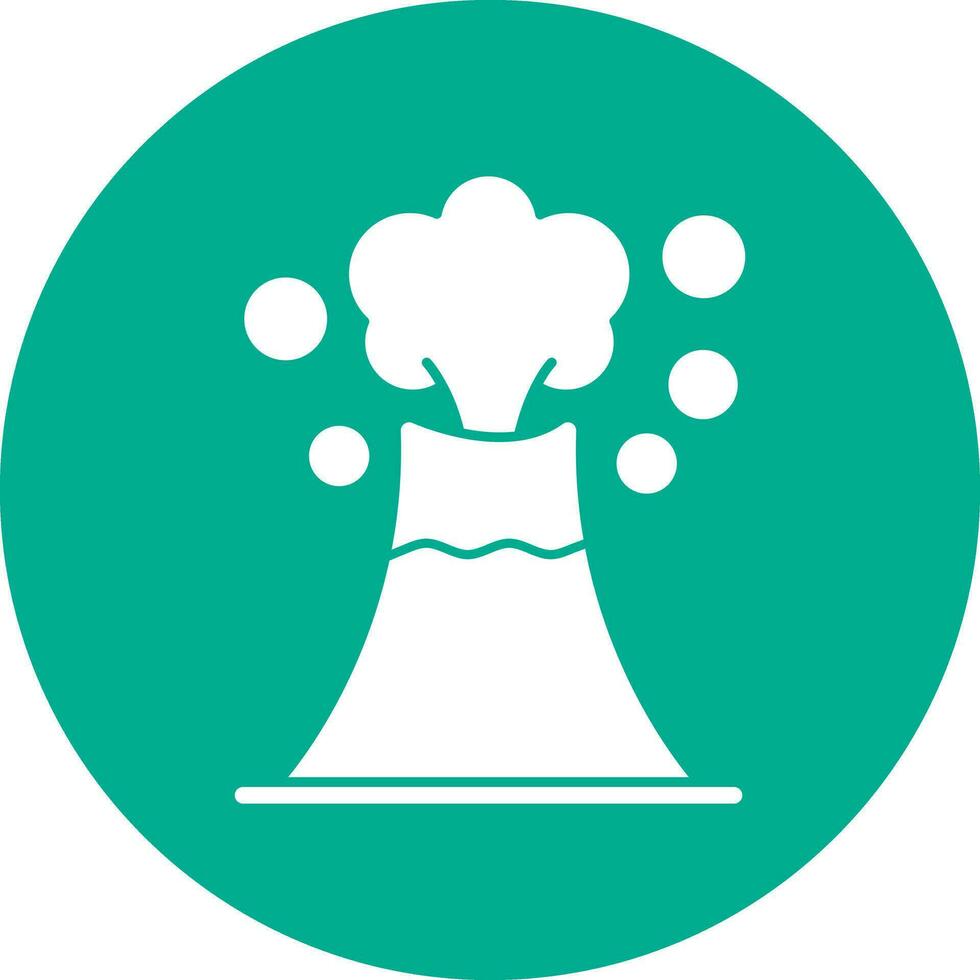 Volcano Vector Icon Design