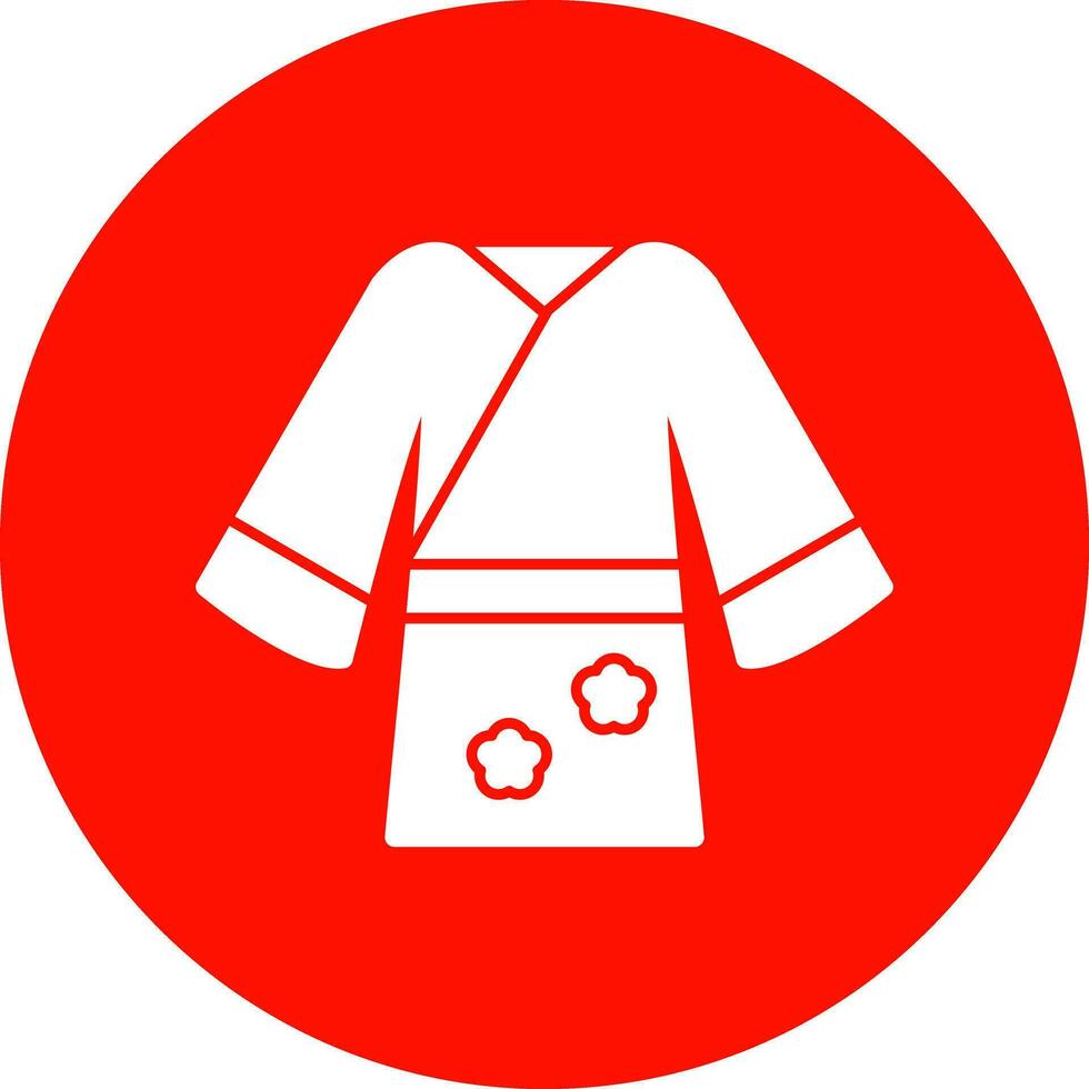 yukata vector icono diseño