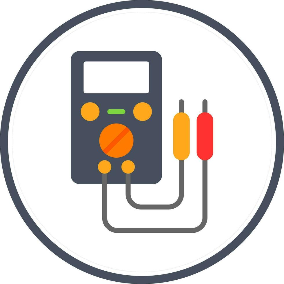 Voltmeter Vector Icon Design