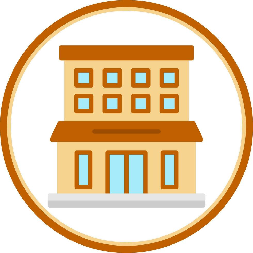 Office Building Vector Icon Design