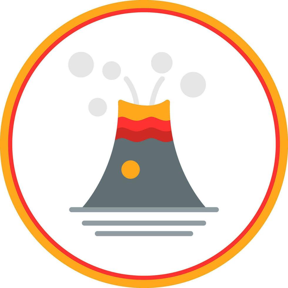 Volcano Vector Icon Design