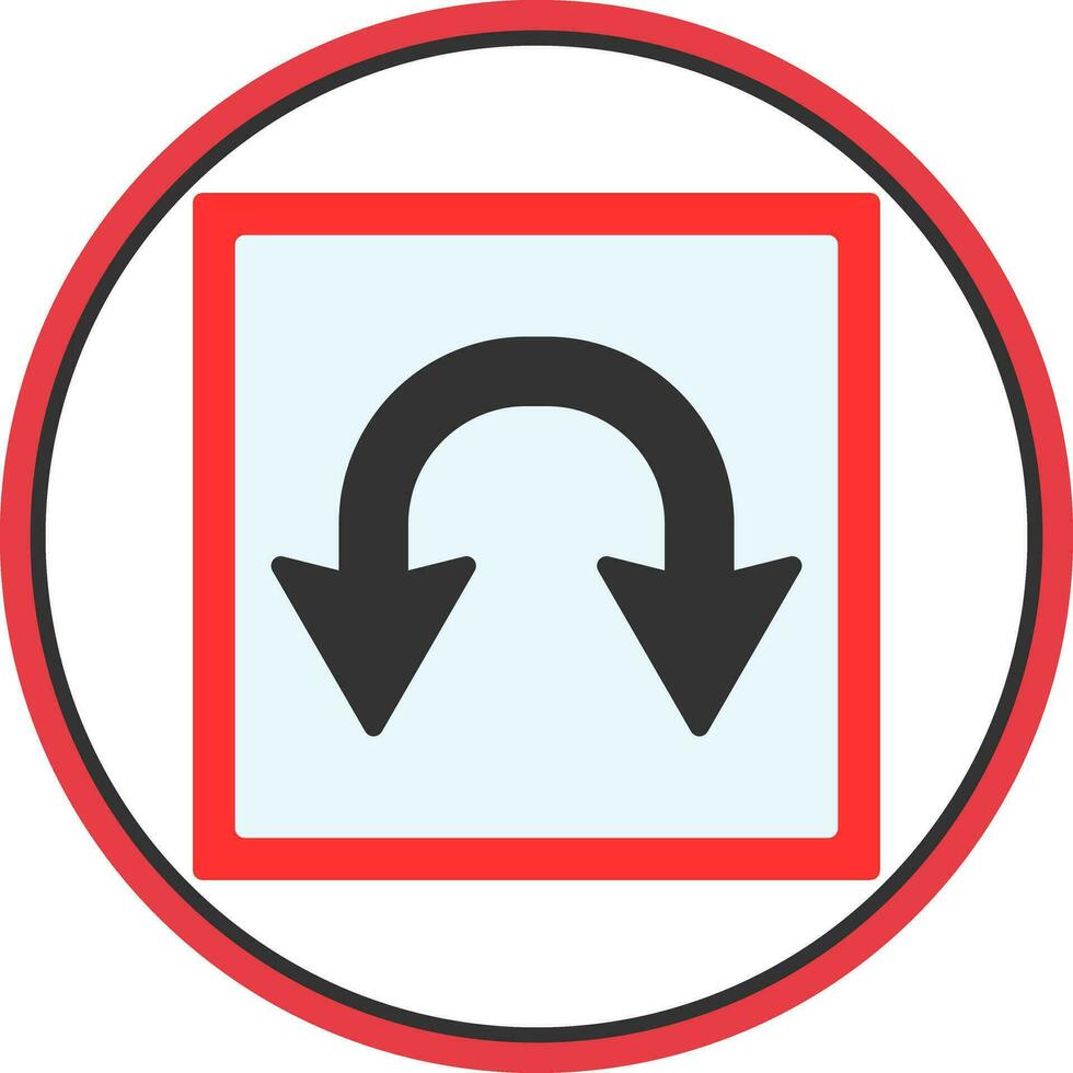 Double Curve Vector Icon Design