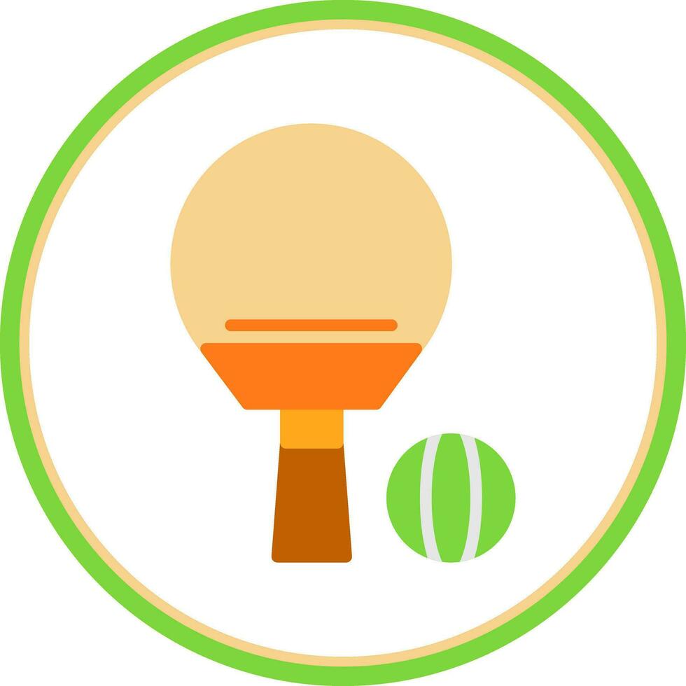 Ping Pong Vector Icon Design