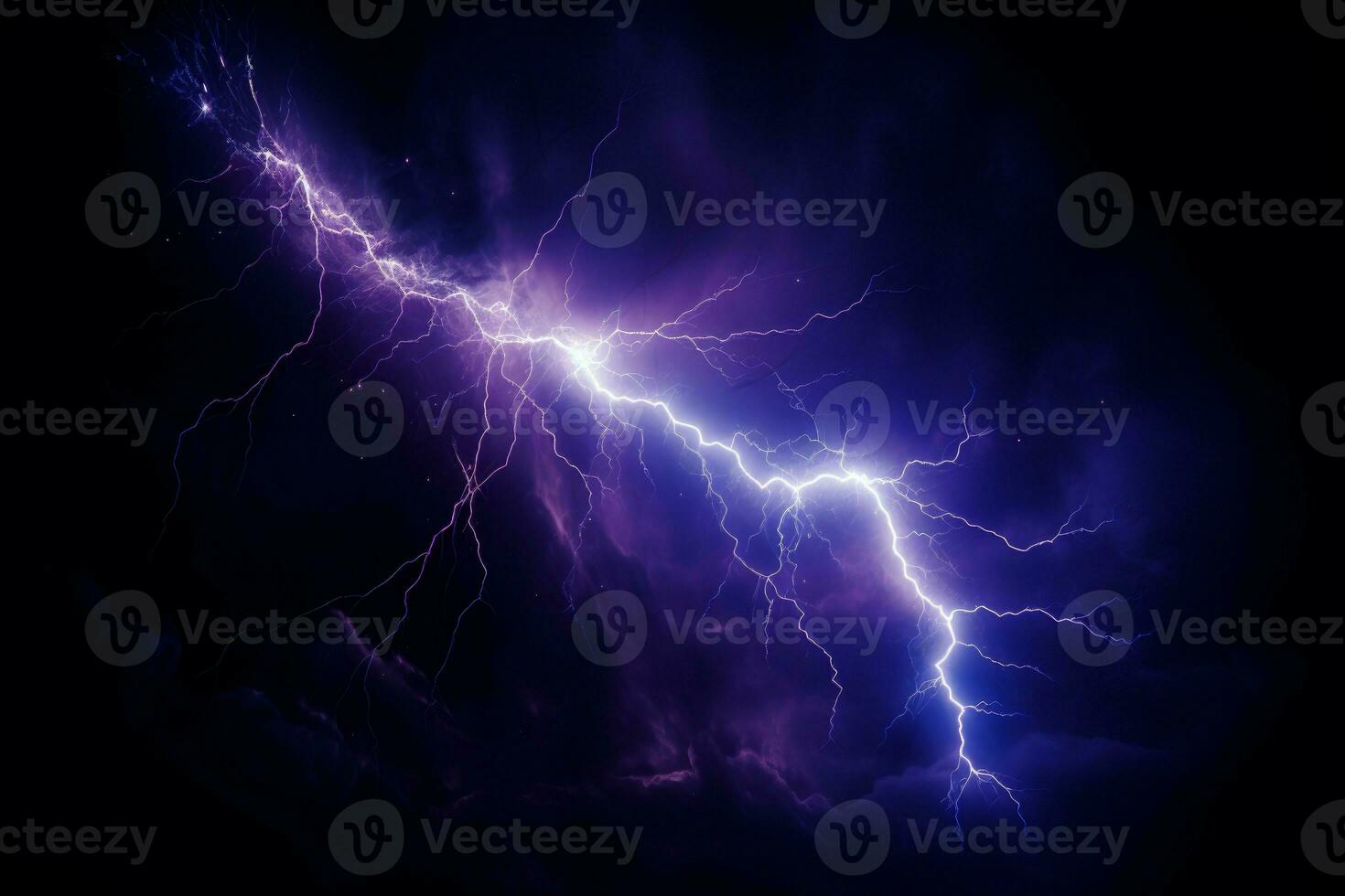 Lightning bolt. Generate Ai photo