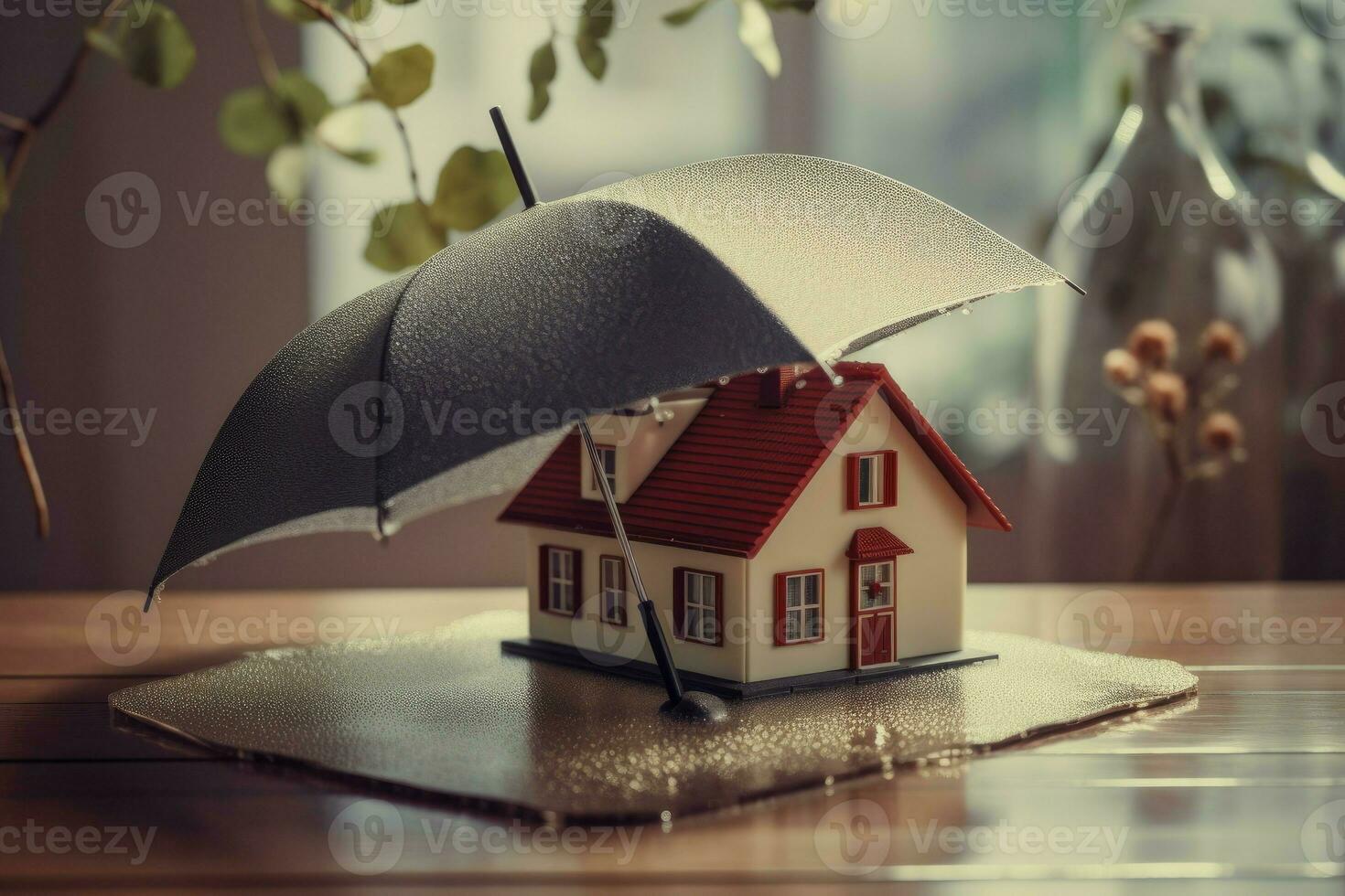 Home insurance protection. Generate Ai photo