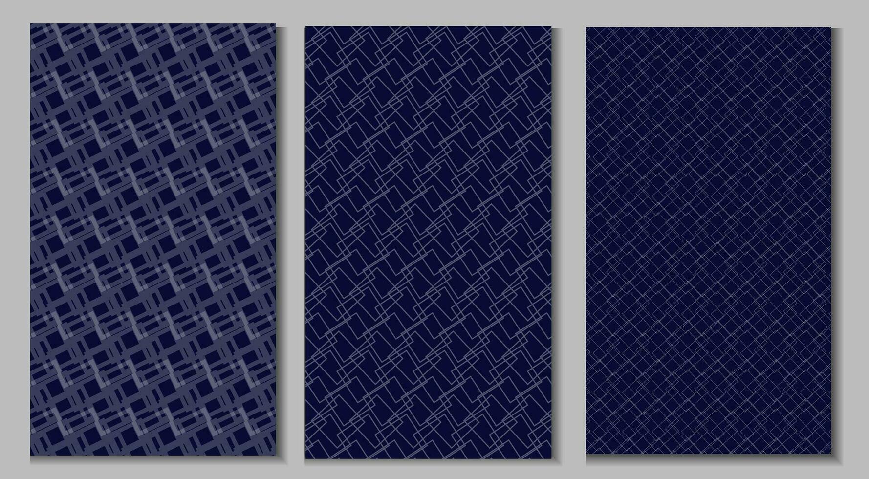 set of collection pattern background vector