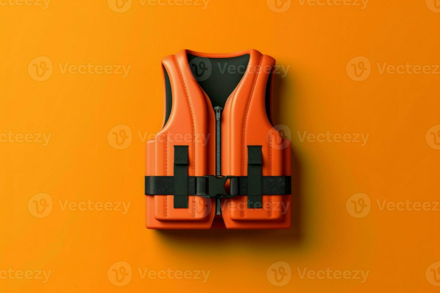 Life jacket mockup. Generate Ai photo