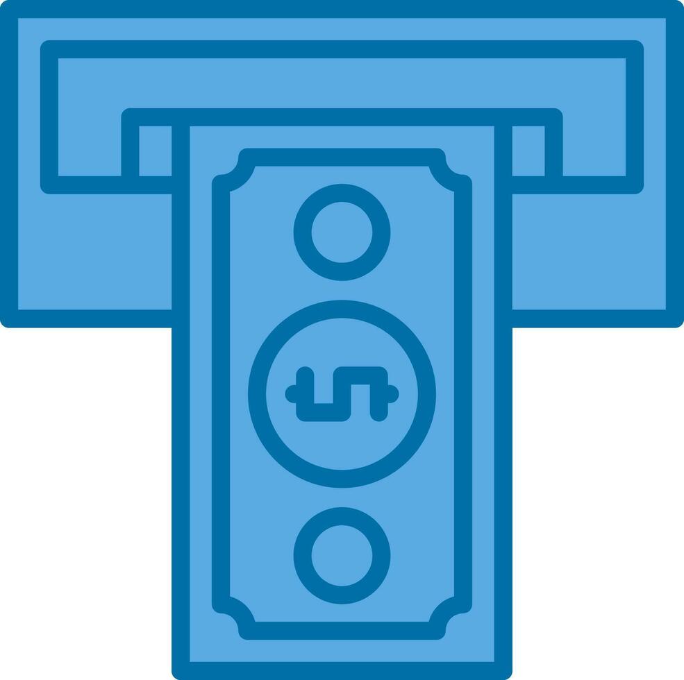 Cash withdrawal Vector Icon Design