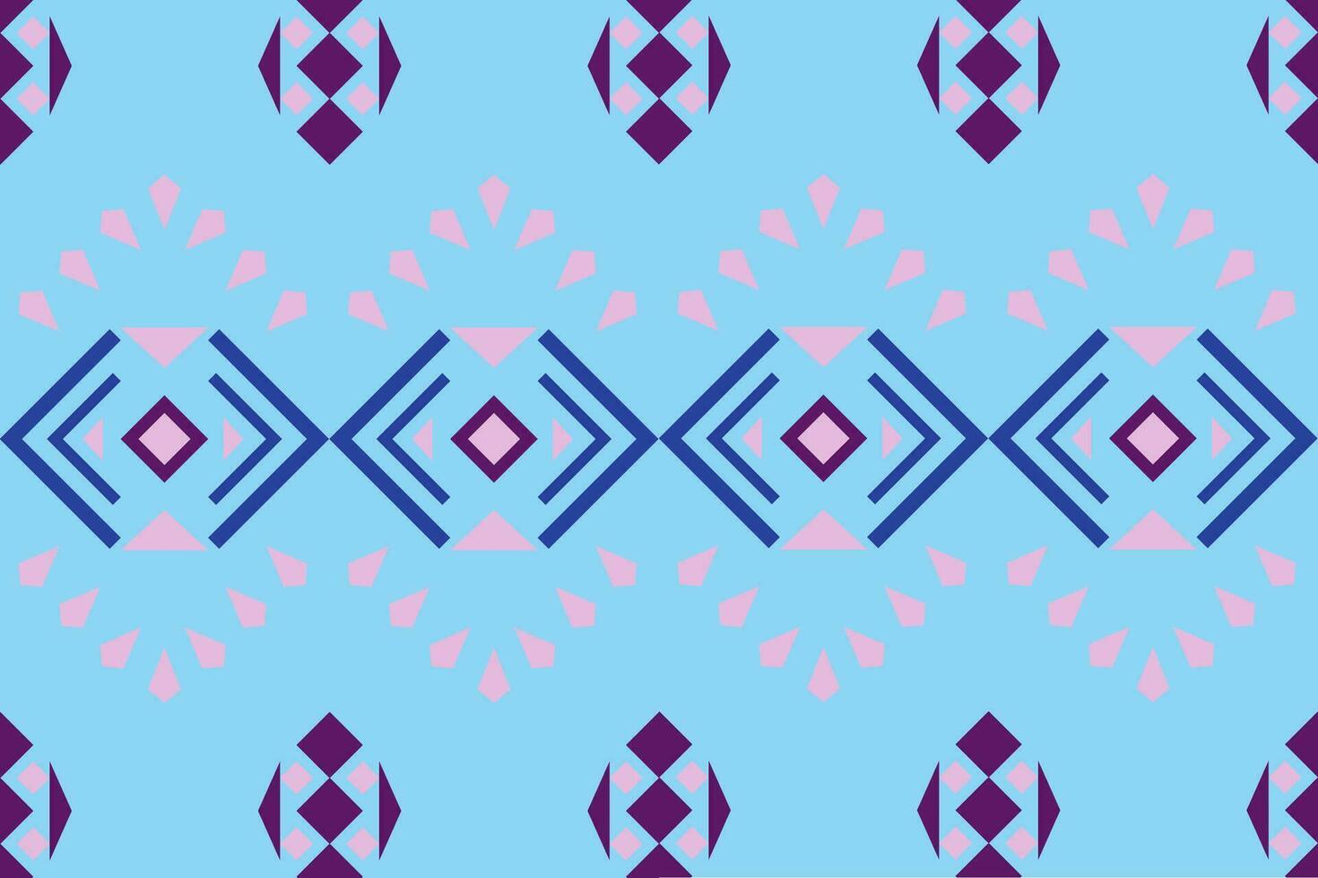 geométrico étnico oriental modelo tradicional diseño para tela,alfombra,ropa,textil,batik.ethnic resumen ikat sin costura modelo en bordado.tribal estilo. vector