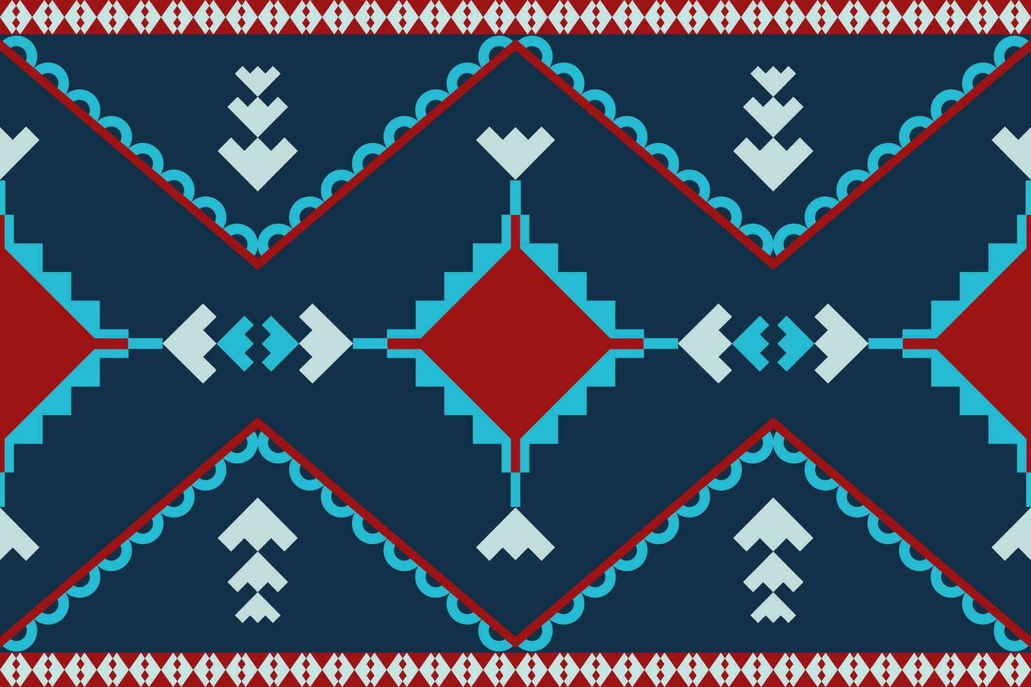 étnico ilustración vector.colorido asiático estilo floral patrón.abstracto étnico azteca geométrico modelo diseño para fondo.damasco estilo modelo para textil y decoración. vector