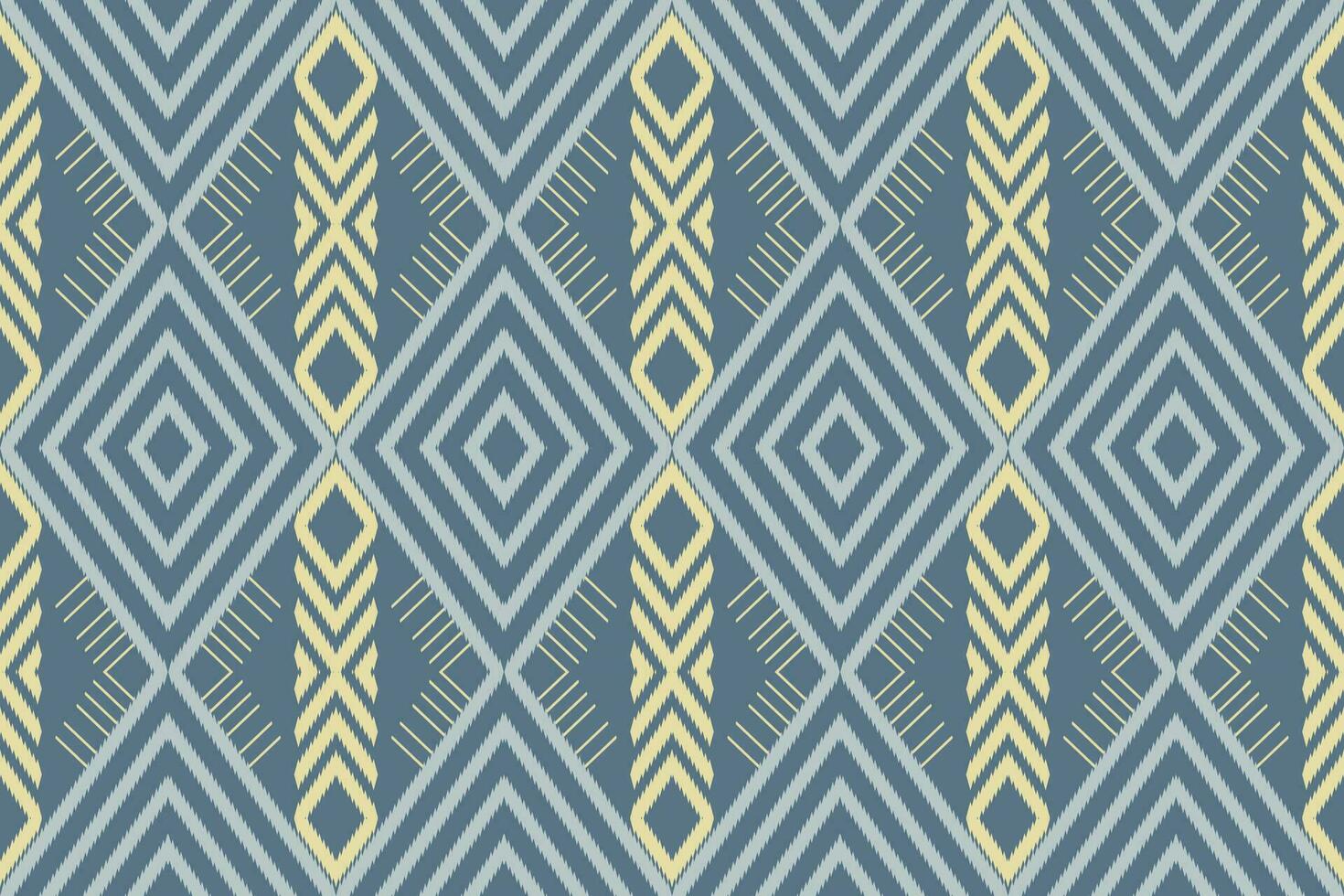 Ethnic abstract ikat. Seamless pattern in tribal, folk embroidery. Aztec geometric art ornament print.Design for carpet, wallpaper, clothing, wrapping, fabric, cover, textile.Style maxican,indain vector