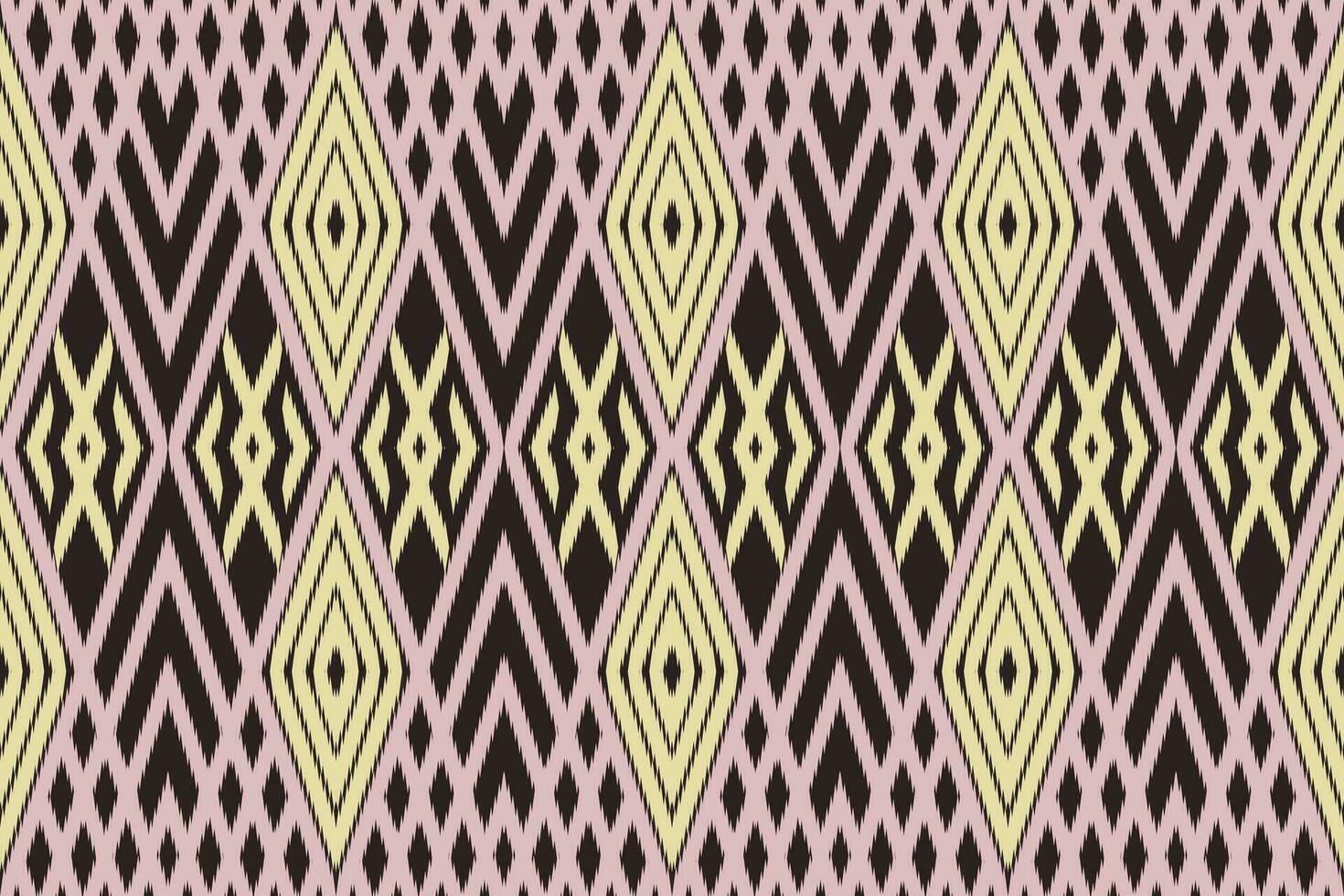 Abstract ethnic aztec geometric pattern design for background.Ethnic ikat geometric pattern for vibrant color.Colorful geometric embroidery for textiles,fabric,clothing,background,batik,knitwear vector