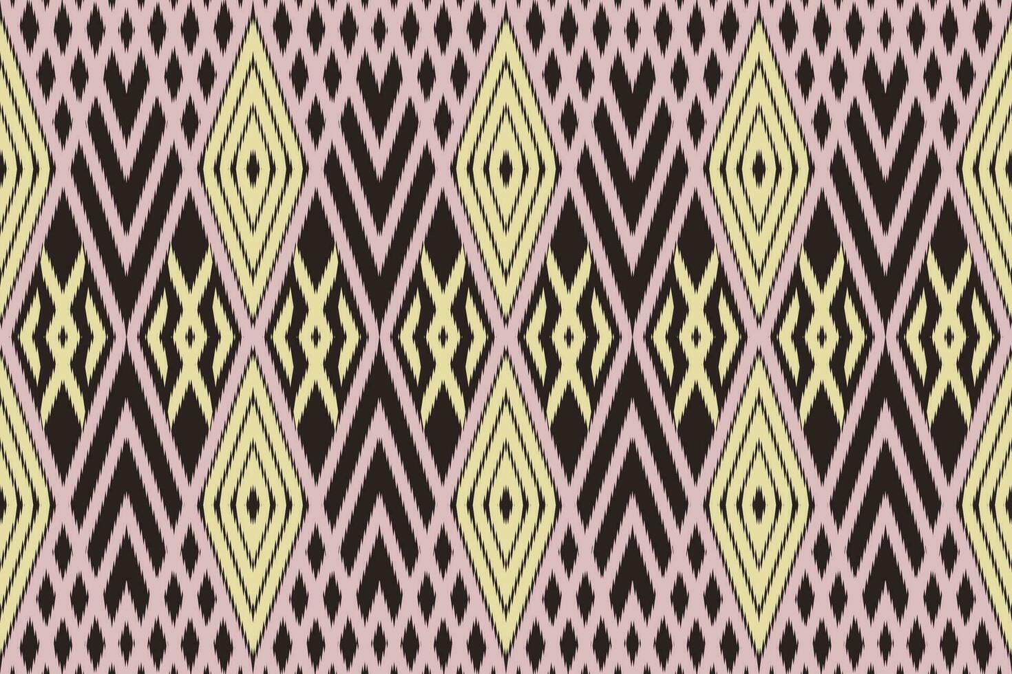 Abstract ethnic aztec geometric pattern design for background.Ethnic ikat geometric pattern for vibrant color.Colorful geometric embroidery for textiles,fabric,clothing,background,batik,knitwear vector