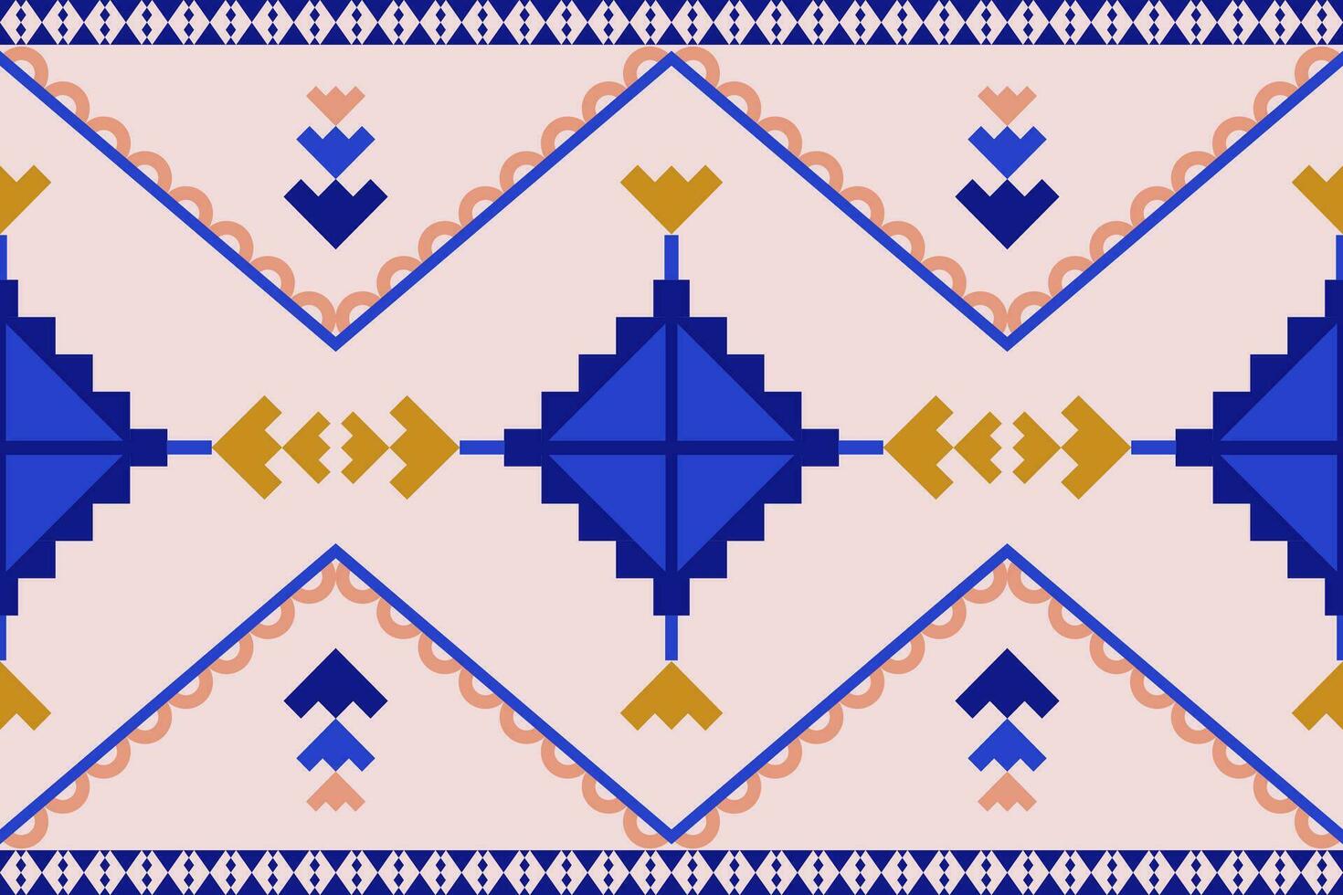 Creative vector seamless decorative ethnic style pattern.Background with aztec tribal ornament.Spring summer autumn decor.Ikat geometric folk ornament.Tribal ethnic vector texture