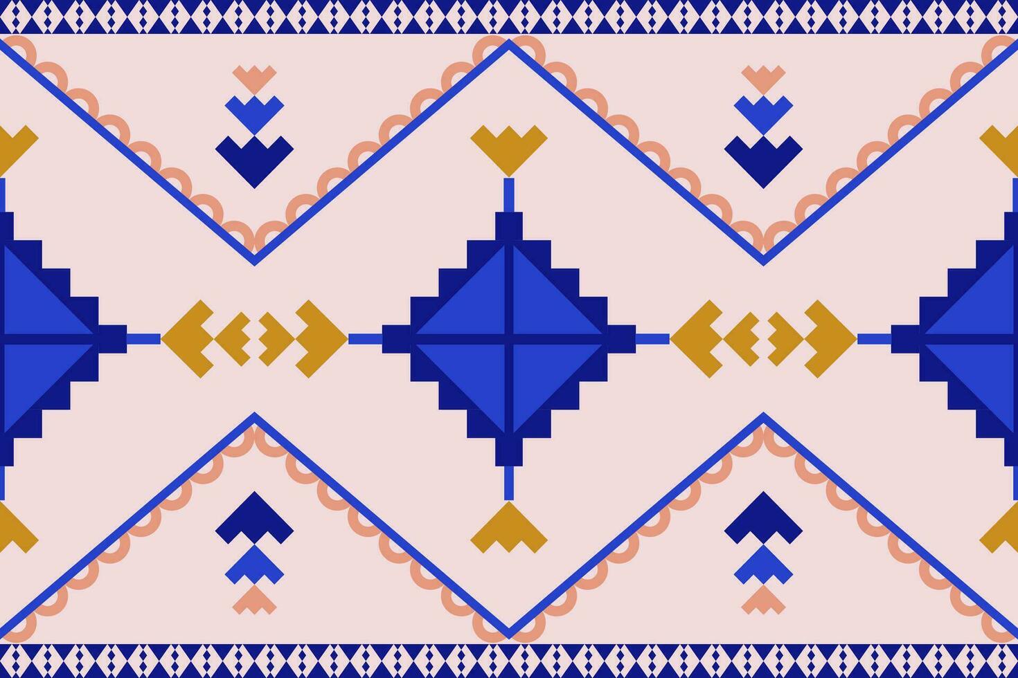 Creative vector seamless decorative ethnic style pattern.Background with aztec tribal ornament.Spring summer autumn decor.Ikat geometric folk ornament.Tribal ethnic vector texture