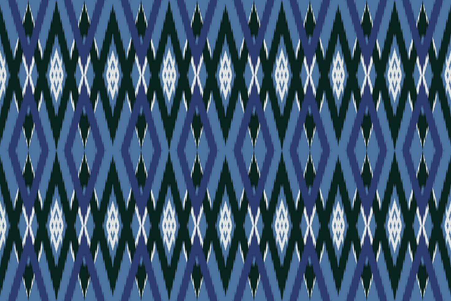 Ethnic abstract ikat.Seamless pattern in tribal.Aztec geometric pattern for vibrant color.Colorful geometric embroidery for textiles,fabric,clothing,background,batik,knitwear,fashion vector