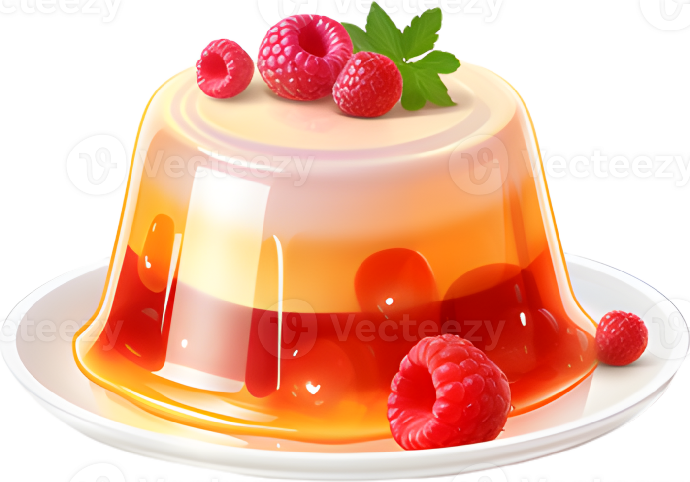 A burst of tangy indulgence, the pudding parfait is generously coated with a velvety strawberry sauce and adorned with an array of exquisite toppings. Generative AI png
