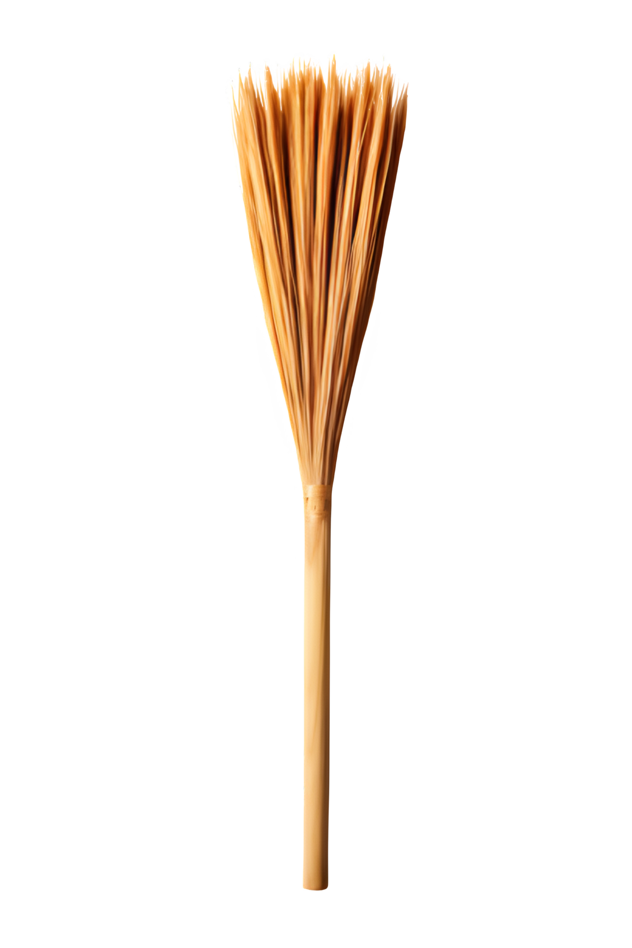 broom stick isolated on transparent background ,witch broom cut out png