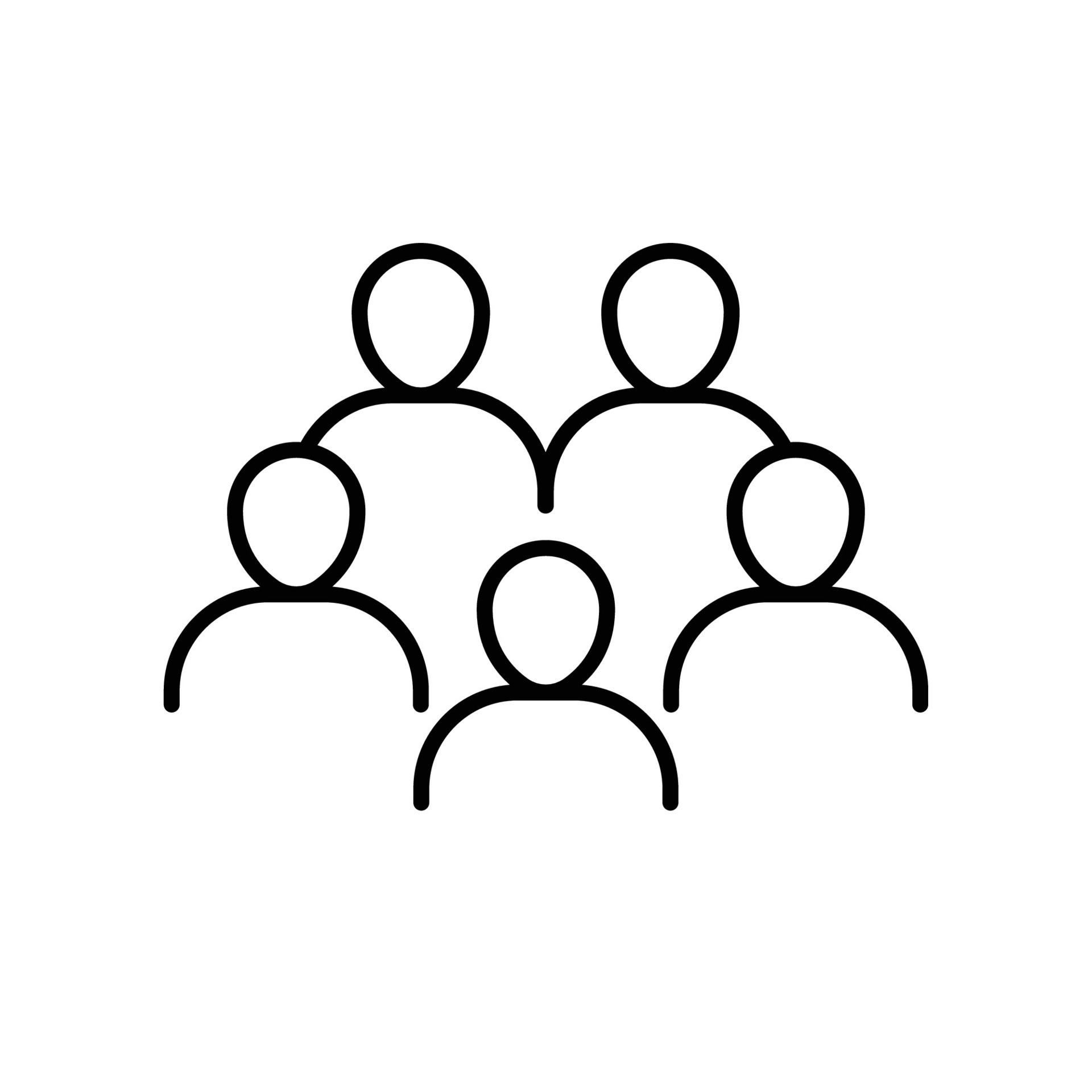Group of people icon. Simple outline style. Staff, crowd, people,  organisation, management, group, meeting, man, business, team, teamwork  concept. Thin line symbol. Vector illustration isolated. 28670924 Vector  Art at Vecteezy