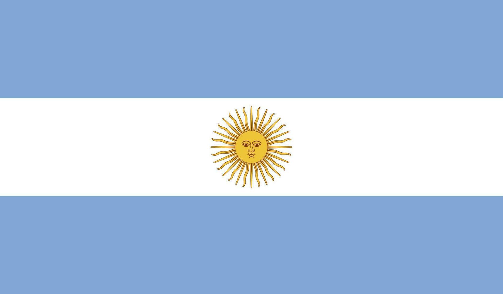 Flag of Argentina vector