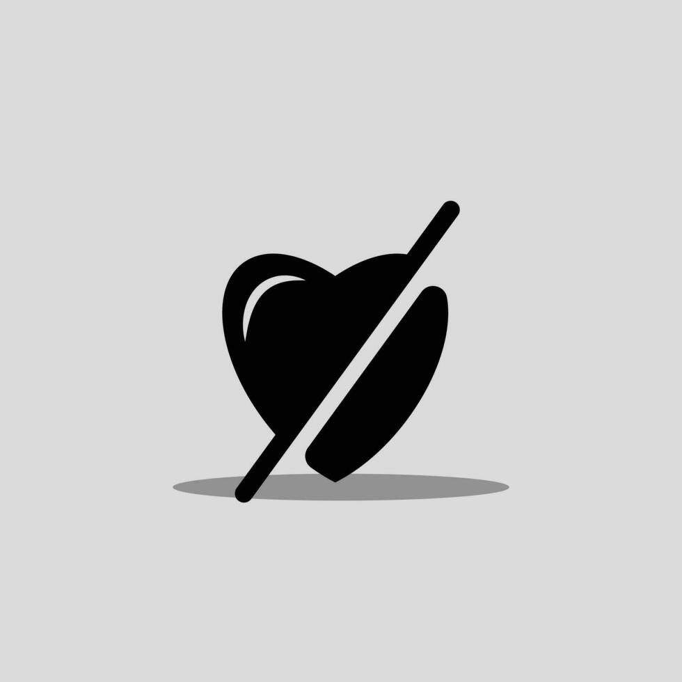 Love icon png vector