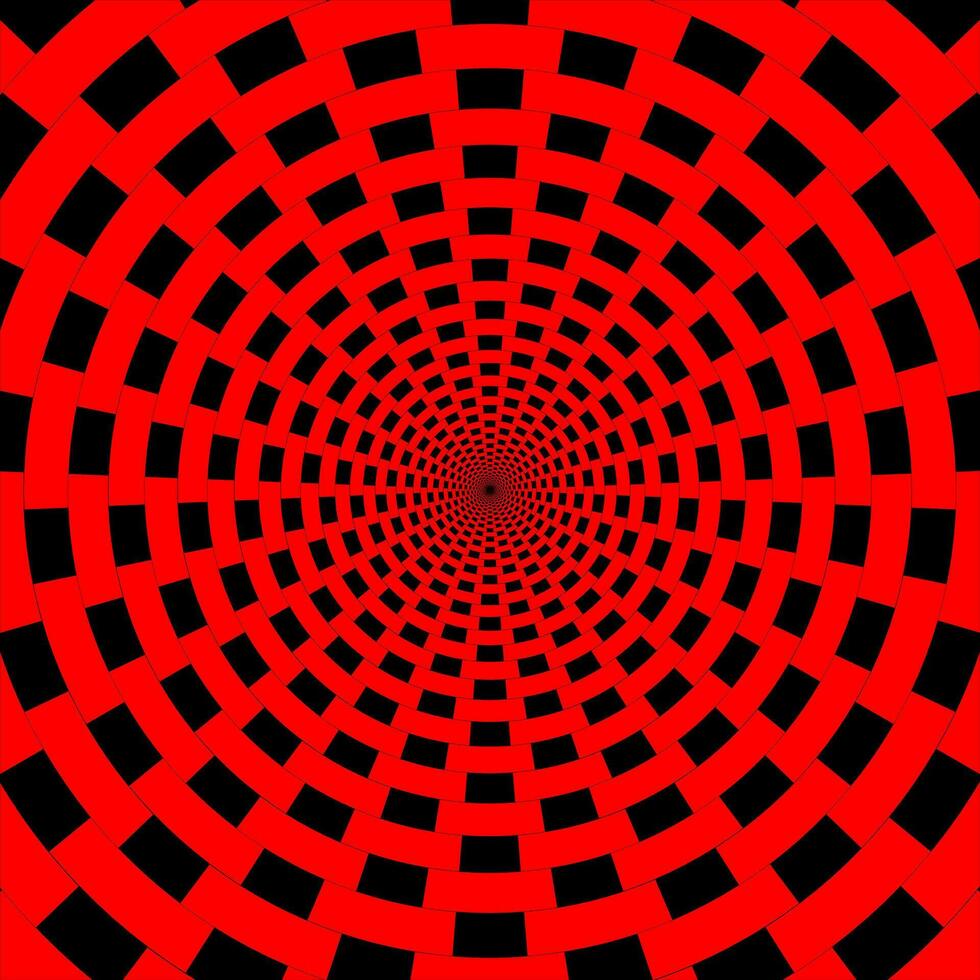 Background tunnel deep hole closs up mysterious red horror vector