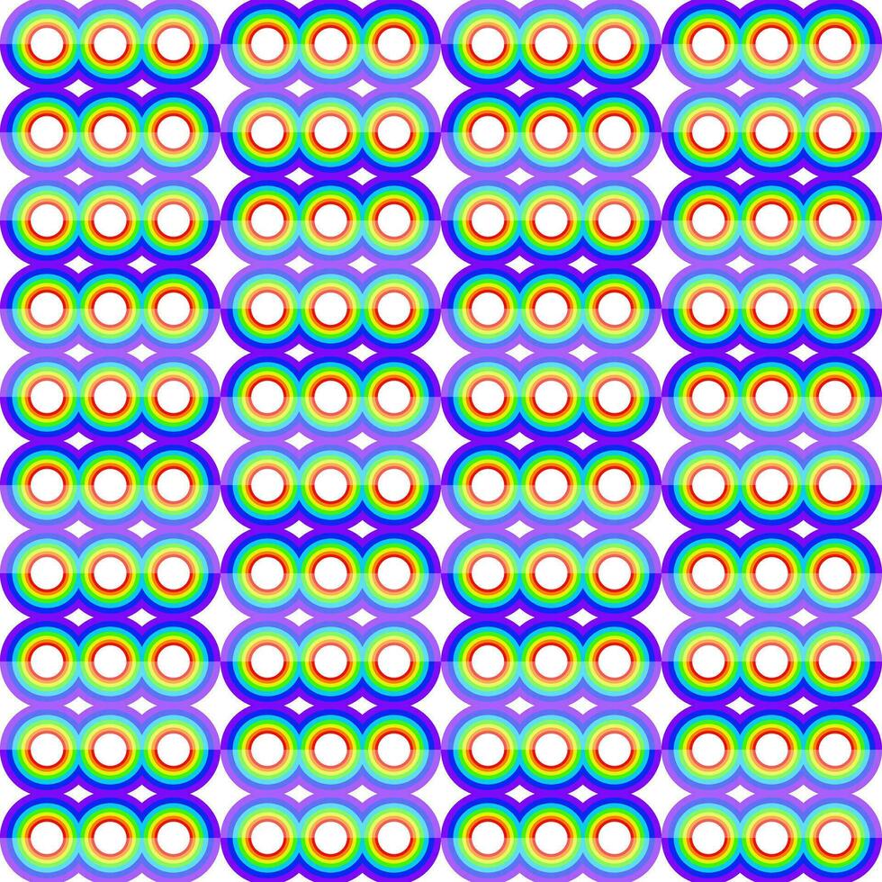 arco iris antecedentes sin costura circulo vistoso geométrico fondo de pantalla vector