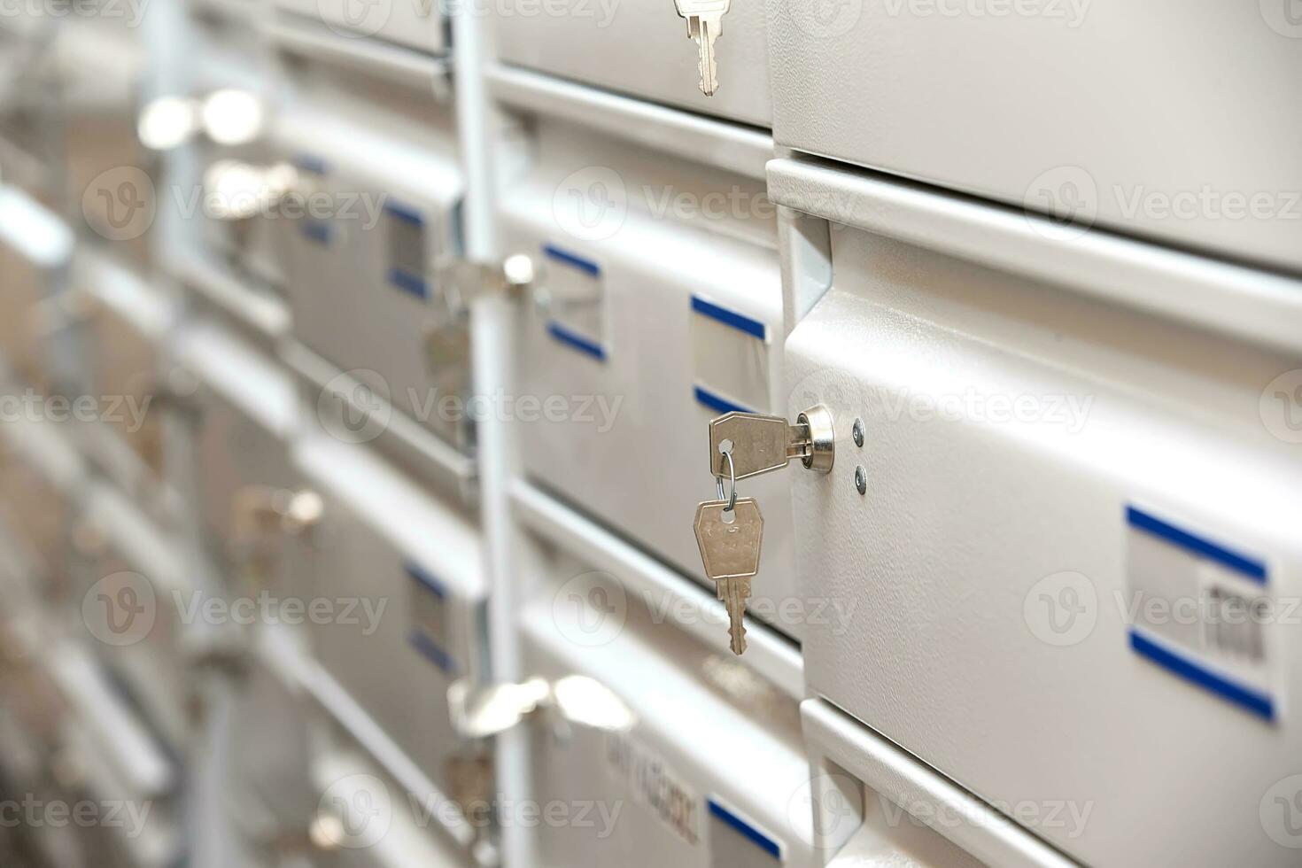 Metal cell in the registry for data storage. photo