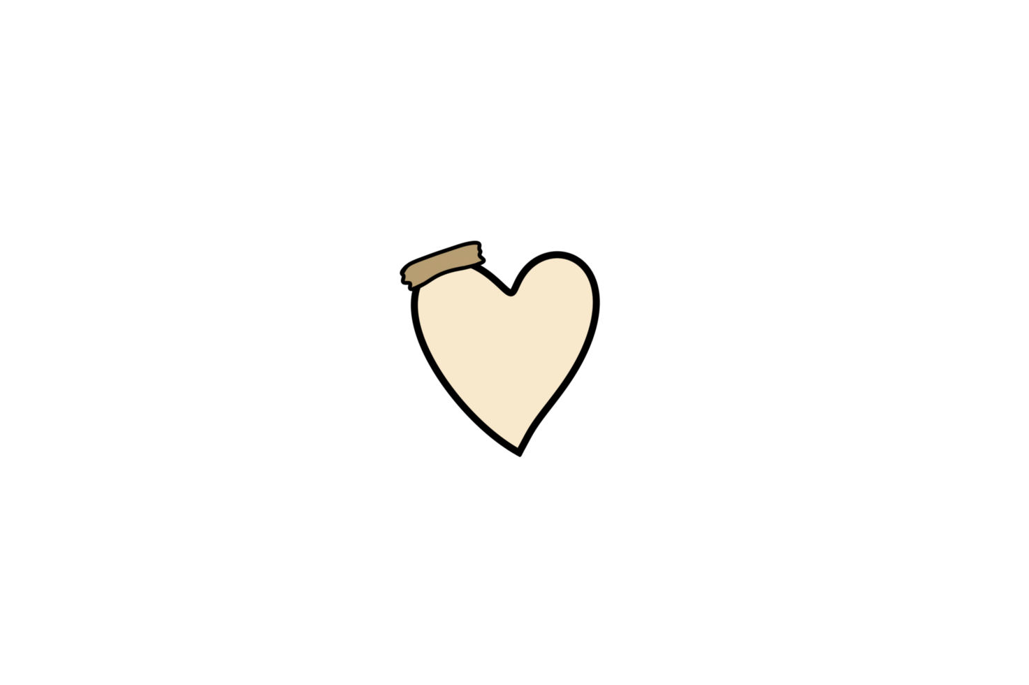 Cream sticky notes png