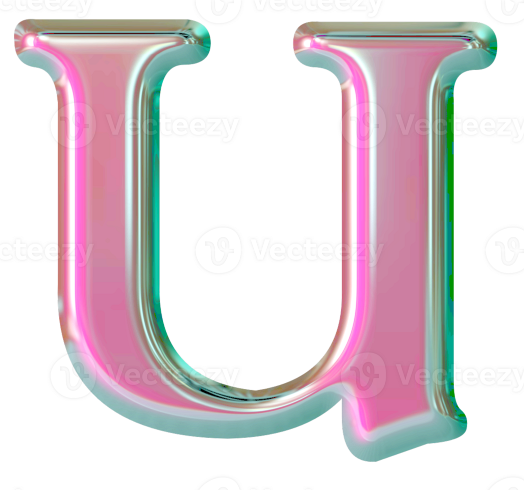 Iridescent lowercase alphabet letters 28671969 PNG